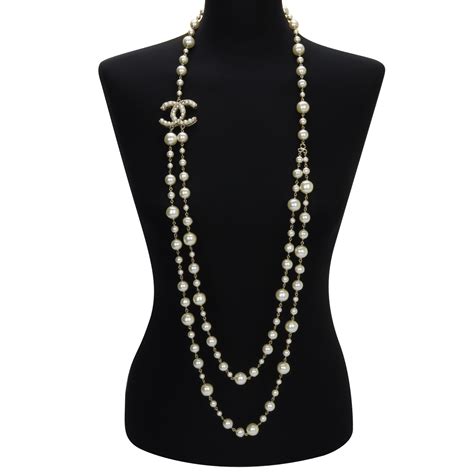 coco chanel long necklace.